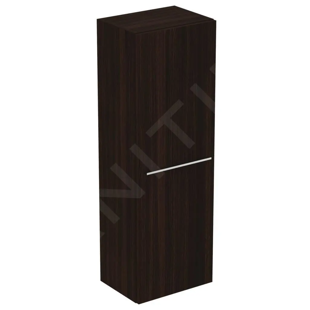 Ideal Standard I.Life A - Armario Alto Para Baño 400x300x1200 Mm, 1 Puerta Izquierda/derecha, Roble Café T5261NW