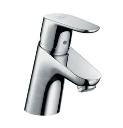 Hansgrohe Focus E2 - Grifo De Agua Fría Para Lavabo, EcoSmart, Cromo 31130000