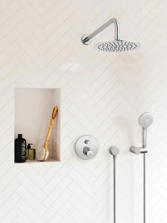 Ideal Standard CeraTherm - Grifo De Bañera Termostático Empotrado, Cromo A4888AA - Imagen 4