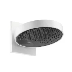Hansgrohe Rainfinity - Rociador De Ducha 250 Con Conexión, 1jet, Blanco Mate 26226700