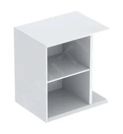Geberit ICon - Armario Lateral 37x40x27 Cm, Abierto, Blanco Brillante 502.325.01.1