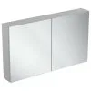 Ideal Standard Mirror&Light - Armario Con Espejo 1000x700 Mm, Aluminio T3592AL
