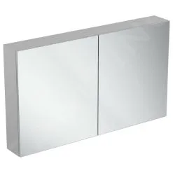 Ideal Standard Mirror&Light - Armario Con Espejo 1000x700 Mm, Aluminio T3592AL