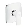 Hansgrohe PuraVida - Grifo Monomando De Ducha Empotrado, Blanco/cromo 15665400