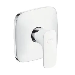 Hansgrohe PuraVida - Grifo Monomando De Ducha Empotrado, Blanco/cromo 15665400