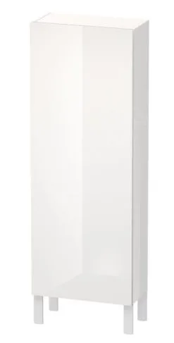 Duravit L-Cube - Armario Alto 1320x500x243 Mm, Izquierda, Blanco Brillante LC1169L2222