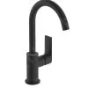 Hansgrohe Rebris E - Grifo De Lavabo, Con Desagüe Y Ca?o Giratorio, Negro Mate 72576670