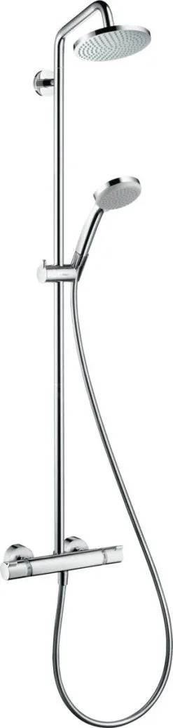 Hansgrohe Croma 160 - Conjunto De Ducha Con Termostato, 160 Mm, 1 Chorro, Cromo 27135000
