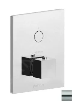 Paffoni Compact Box - Grifo Empotrado Termostático De Ducha, Acero Inoxidable CPT513ST