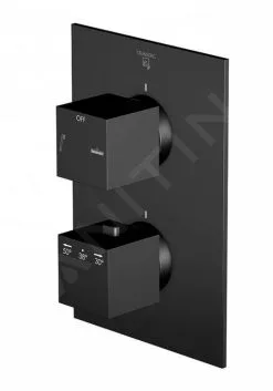 Steinberg 160 - Grifo Empotrado Termostático Para 2 Dispositivos, Negro Mate 160 4133 3 S