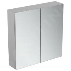Ideal Standard Mirror&Light - Armario Con Espejo 700x700 Mm, Aluminio T3590AL