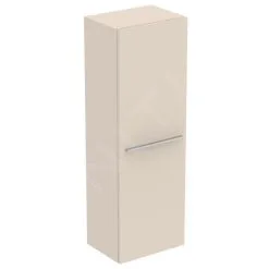 Ideal Standard I.Life A - Armario Alto Para Baño 400x300x1200 Mm, 1 Puerta Izquierda/derecha, Arena Mate T5261NF
