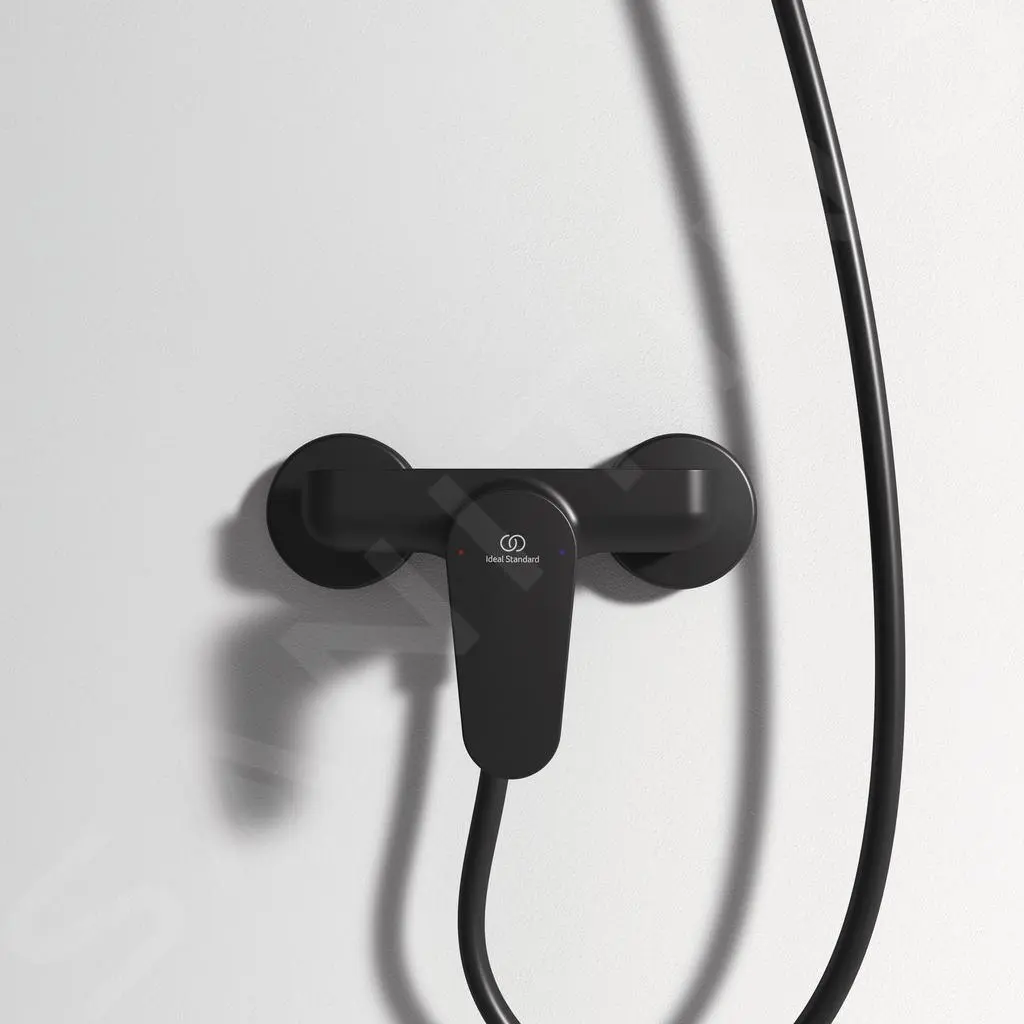 Ideal Standard Cerafine O - Grifo De Ducha De Pared, Negro BC499XG - Imagen 4