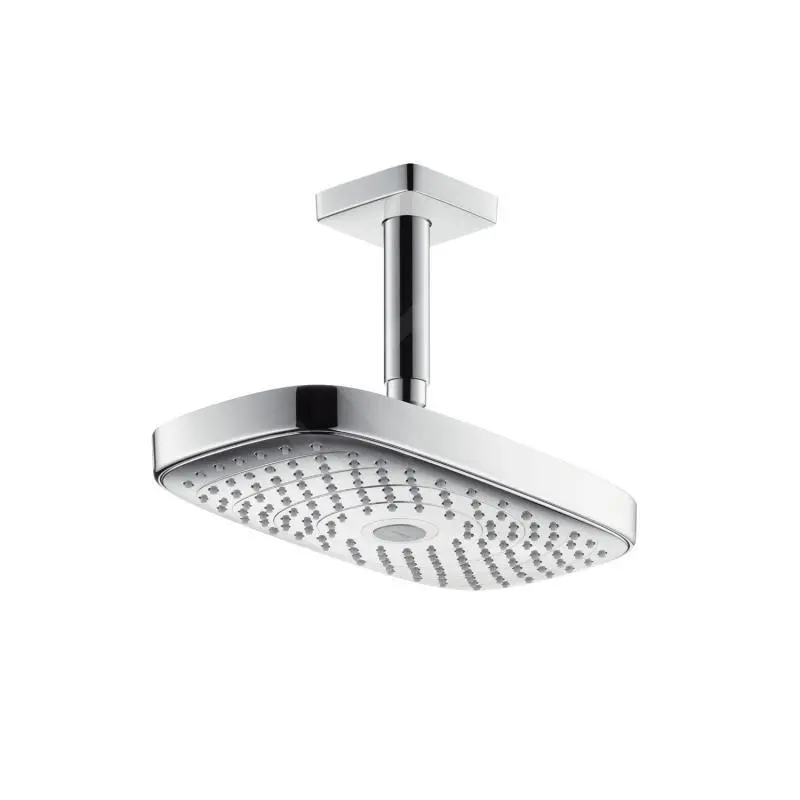 Hansgrohe Raindance Select E - Rociador De Ducha 300 2jet Con Conexión De Techo 100 Mm, EcoSmart, Cromo 26608000