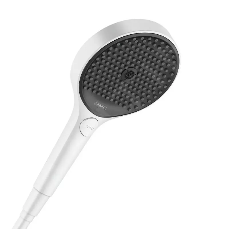 Hansgrohe Rainfinity - Alcachofa De Ducha 130, 3 Chorros, EcoSmart, Blanco Mate 26865700