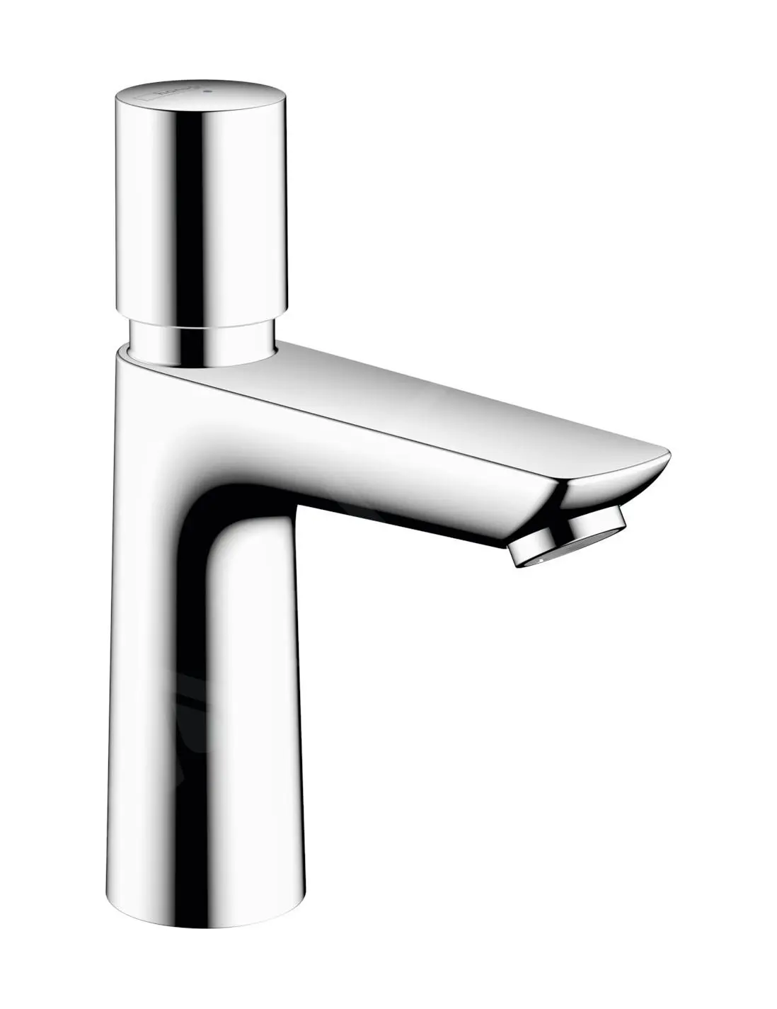 Hansgrohe Talis E - Grifo De Agua Fría De Pie Con Cierre Automático, EcoSmart, Cromo 71719000