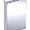 Geberit ONE - Mueble Con Espejo Con Iluminación LED, 600x900x150 Mm, Bisagras A La Derecha, Empotrable, Blanco 505.801.00.2
