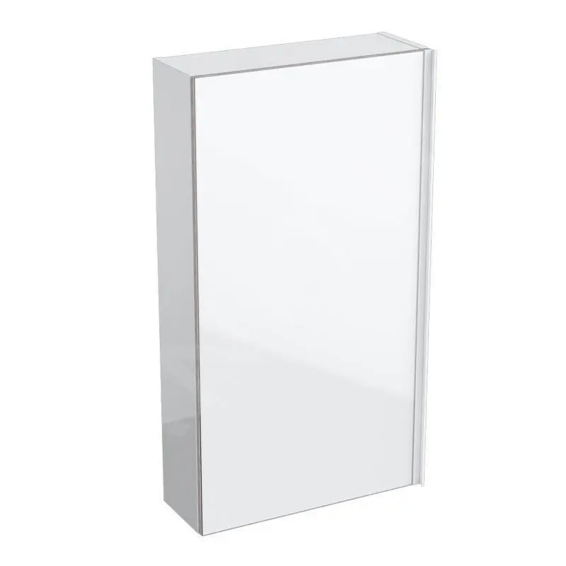 Geberit Acanto - Armario Suspendido 450x820 Mm Con Espejo Interior, Blanco Brillante 500.639.01.2