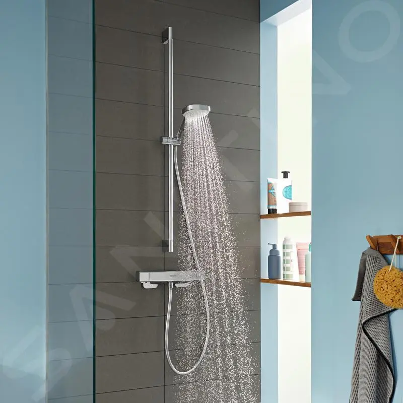 Hansgrohe Ecostat E - Grifo De Ducha Termostático, Cromo 15773000 - Imagen 4