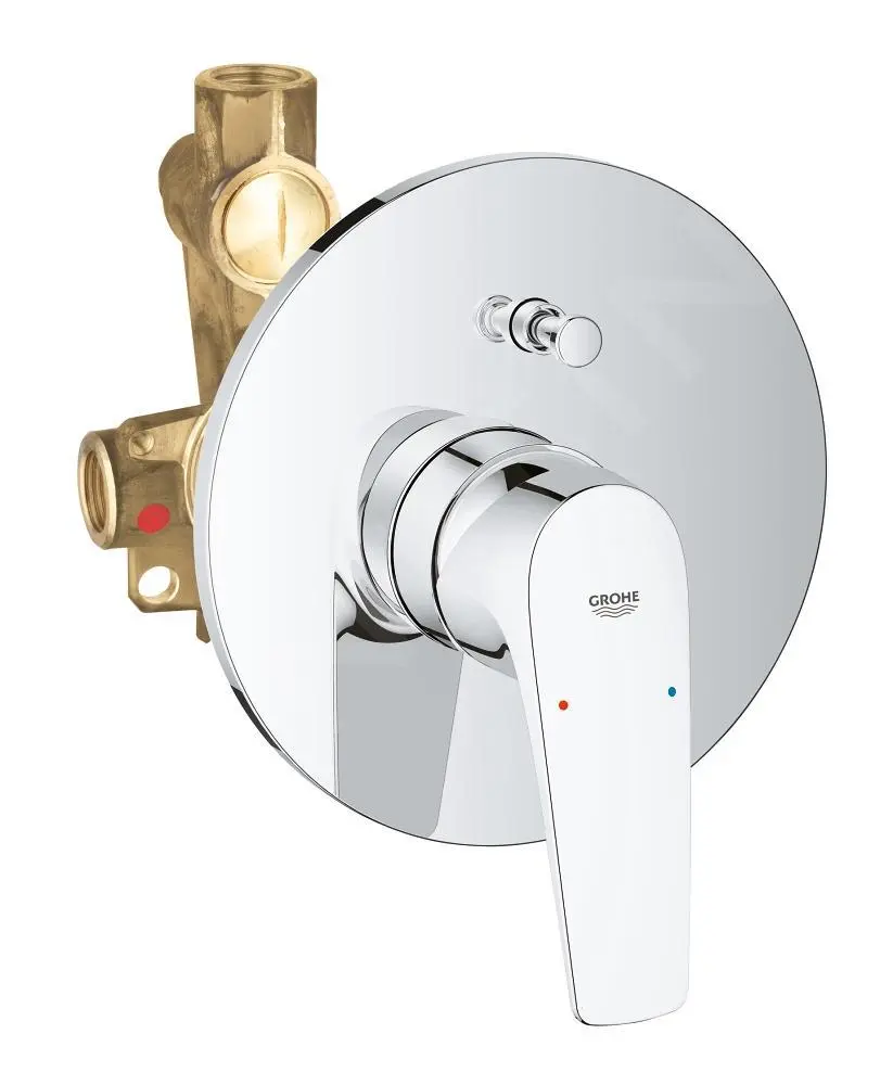 Grohe Start Flow - Grifo De Bañera Empotrado Con Cuerpo De Montaje, Cromo 29117000