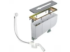 Kludi Rotexa - Juego De Desagüe Y Cuerpo Para Grifo De Borde De Bañera De 3 Orificios 7881205-00