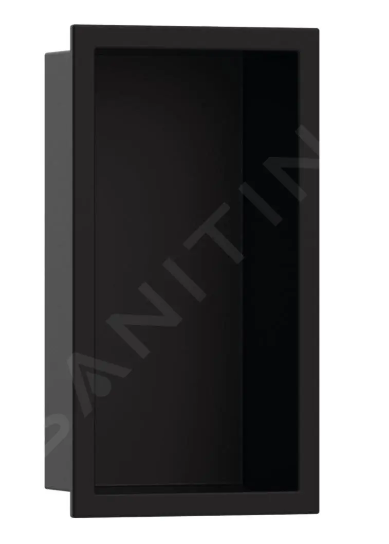 Hansgrohe XtraStoris Original - Hornacina De Pared Con Marco, 300x150x100 Mm, Negro Mate 56057670
