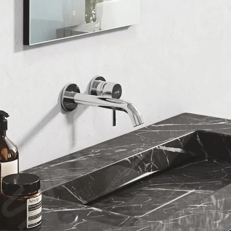 Kludi Bozz - Grifo Empotrado De Lavabo De 2 Orificios, Cromo 382440576 - Imagen 3