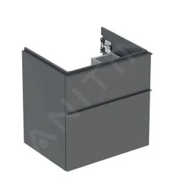 Geberit ICon - Mueble De Lavabo 59x62x48 Cm, 2 Cajones, Lava 502.303.JK.1