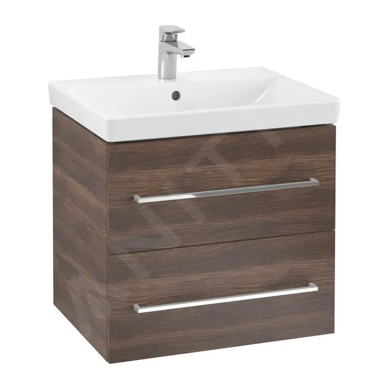 Villeroy & Boch Avento - Mueble De Lavabo, 580x514x452 Mm, 2 Cajones, Arizona Oak A88900VH