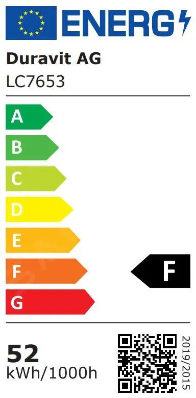 Duravit L-Cube - Armario Con Espejo Con Iluminación LED, Encastrable, 700x1200x155 Mm, 3 Puertas, Blanco LC7653000001000 - Imagen 3