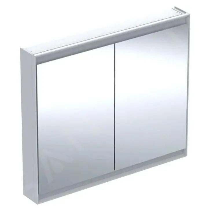 Geberit ONE - Mueble Con Espejo Con Iluminación LED, 1050x900x150 Mm, 2 Puertas, Blanco 505.814.00.2