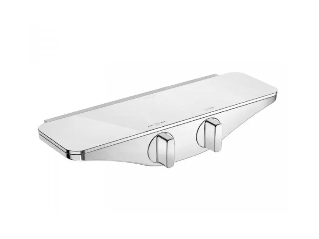 Hansa Emotion - Grifo Termostático De Ducha, Blanco/cromo 5863017182