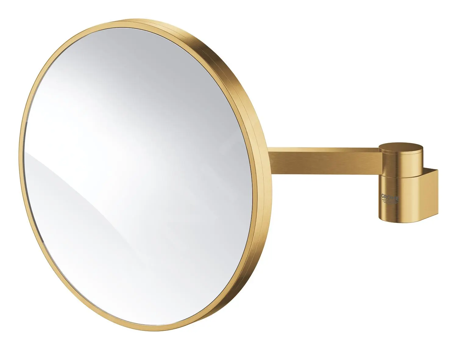 Grohe Selection - Espejo Cosmético, Níquel Cool Sunrise Cepillado 41077GN0 - Imagen 3