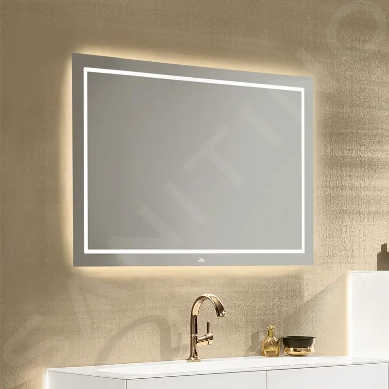 Villeroy & Boch Finion - Espejo Con Iluminación LED, 1200x750x45 Mm F6001200 - Imagen 3