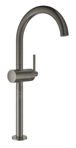 Grohe Atrio - Grifo De Lavabo, Con Desagüe Y Caño Giratorio, Tamaño XL, Hard Graphite Cepillado 32647AL3