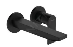 Hansgrohe Rebris E - Grifo Empotrado De Lavabo, Montaje De 2 Orificios, Negro Mate 72568670