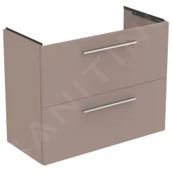 Ideal Standard I.Life S - Mueble Bajo Lavabo, 800x375x630 Mm, 2 Cajones, Beige Mate T5295NH