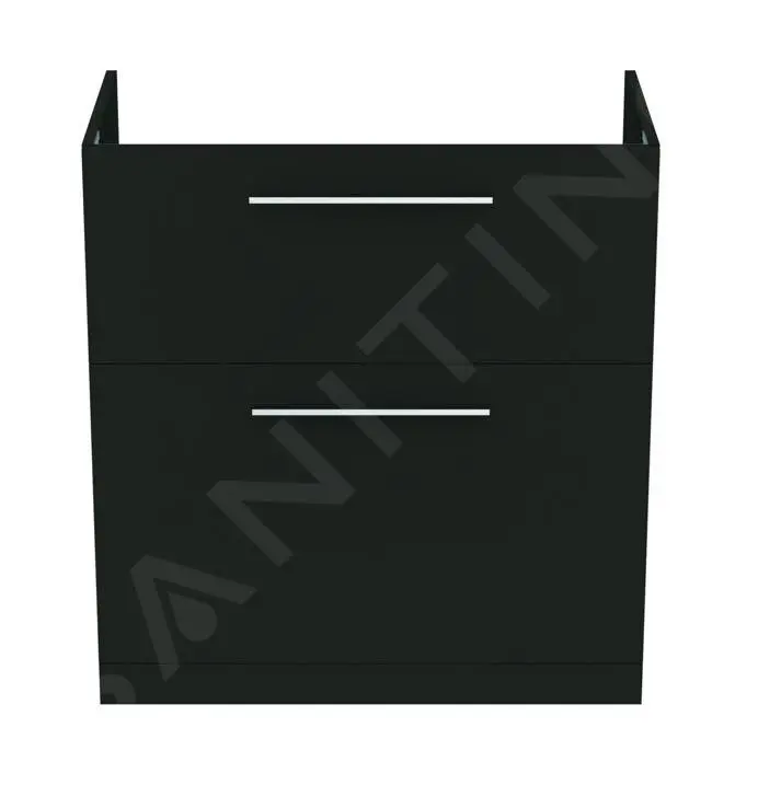 Ideal Standard I.Life A - Mueble De Lavabo 800x440x853 Mm, 2 Cajones, Gris Marengo Mate T5274NV - Imagen 3