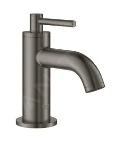 Grohe Atrio - Grifo De Agua Fría Para Lavabo, Tamaño XS, Hard Graphite Cepillado 20021AL3