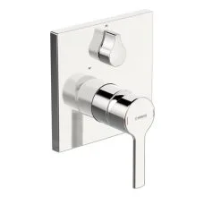 Hansa Ronda - Grifo Empotrado De Bañera, Con Conmutación Para 2 Salidas, Cromo 83843583