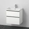 Duravit D-Neo - Mueble Con Lavabo, 634x625x452 Mm, 2 Cajones, Blanco Mate DE012001818