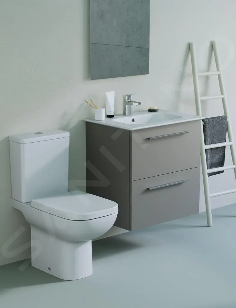 Ideal Standard I.Life A - Mueble Bajo Lavabo, 600x440x630 Mm, 2 Cajones, Cuarzo Gris Mate T5255NG - Imagen 4