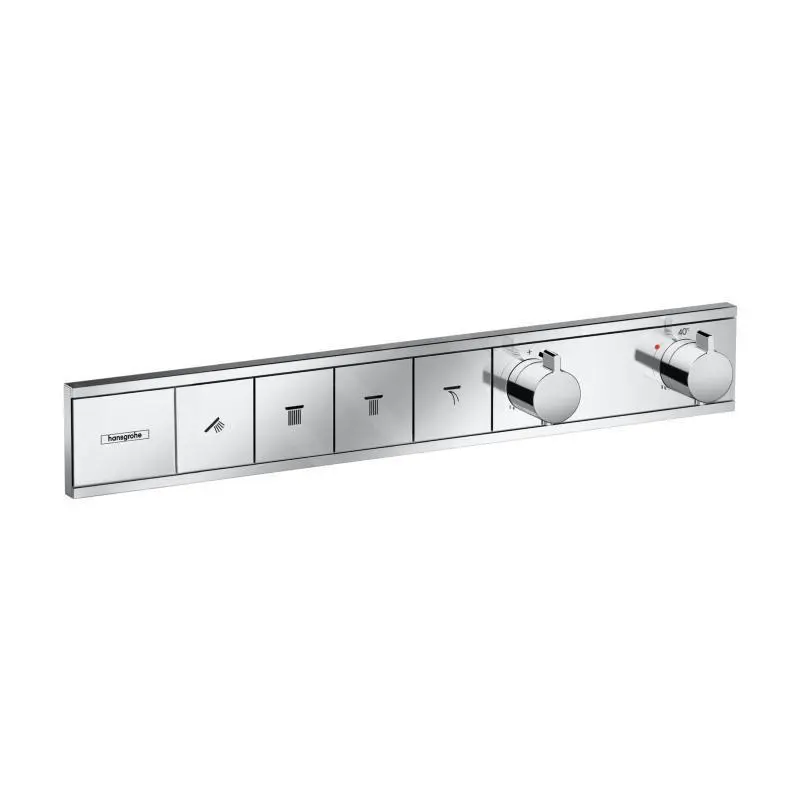Hansgrohe RainSelect - Grifo Empotrado Para 4 Aparatos, Cromo 15382000