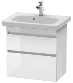 Duravit DuraStyle - Armario De Lavabo Compact, 610x580x368 Mm, 2 Cajones, Blanco Brillante DS647902222