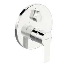 Hansa Ligna - Grifo Empotrado De Bañera Con Conmutador Para 2 Salidas, Cromo 83859503