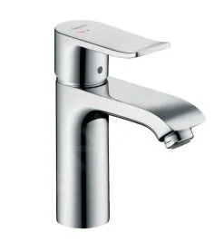 Hansgrohe Metris New - Grifo Monomando De Lavabo 110 CoolStart, Con Desagüe, Cromo 31121000