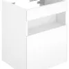 Keuco Stageline - Mueble Para Lavabo, 460x625x380 Mm, 1 Puerta, Bisagras A La Derecha, Blanco 32822300002