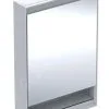 Geberit ONE - Mueble Con Espejo Con Iluminación LED, 600x900x150 Mm, Bisagras A La Izquierda, Con Nicho, Blanco 505.830.00.2