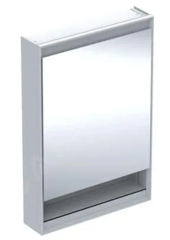 Geberit ONE - Mueble Con Espejo Con Iluminación LED, 600x900x150 Mm, Bisagras A La Derecha, Con Nicho, Blanco 505.831.00.2