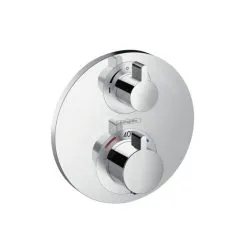 Hansgrohe Ecostat S - Grifo Termostático Empotrado Para 2 Aparatos, Cromo 15758000